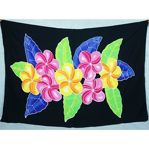 Pareos Hawaianos Pintados a Mano 100% Rayón de Alta Calidad, Ropa de Playa Personalizada al por Mayor, Cubierta para las Islas del Pacífico Asiático HPAG007-01-180 - Product Image 1