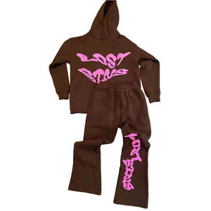 Survêtement pour homme de qualité supérieure, imprimé en relief, vente chaude, prix abordable, respirant, entièrement personnalisé, survêtement pour homme imprimé en relief - Product Image 1