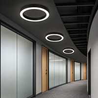 Luminaire suspendu LED circulaire 51W pour les halls d'hôtels et les espaces intérieurs communs