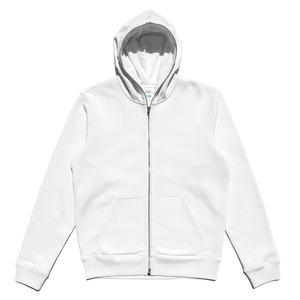 Sudadera con Capucha Unisex de Alta Calidad, Personalizada, 100% Algodón, Bordada, con Cierre Completo y Pedrería, para Invierno - Product Image 4