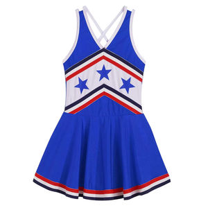 ยูนิฟอร์มเชียร์ลีดเดอร์ของผู้หญิงแบบแห้งเร็วชุดเชียร์ลีดเดอร์พิมพ์โลโก้ตามสั่งสำหรับผู้ใหญ่ - Product Image 4