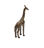 Estatua de jirafa de latón de 9 pulgadas de alto y 950 gramos, escultura de Animal pulido para decoración del hogar - Product Image 3
