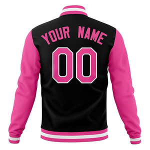 Chaqueta de béisbol universitaria personalizada de la mejor calidad a precios al por mayor, chaqueta cortavientos Bomber Letterman dividida, abrigo para jóvenes adultos - Product Image 2