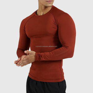 Camisetas de Compresión para Hombre en Oferta, Ropa Deportiva Cómoda con Diseño Ajustado, Hecha de Tejido de Punto, Último Estilo - Product Image 1