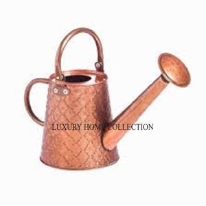 Lata de agua galvanizada de metal antiguo de diseño con un elegante pico largo para una distribución de agua controlada a precio mayorista - Product Image 4