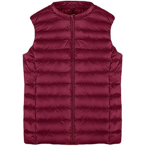 <b>Sleeveless</b> Winter Puffer Vest Zipper With Custom Logo Street Wear Outerwear Style <b>Coat</b> <b>Women</b> Equestrian Gilets Puffer Vests - Product Image 5