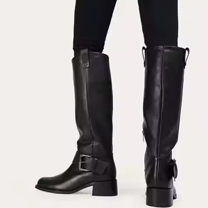 Bottes en cuir d'équitation de service OEM les plus vendues Produits équestres Bottes en cuir d'équitation pour adultes - Product Image 5