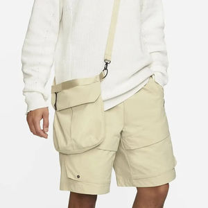 กางเกงขาสั้นผ้าคอตตอนสำหรับผู้ชายกางเกงขาสั้นทรงคาร์โก้ทำจากผ้าฝ้าย100% มีกระเป๋าหลายใบดีไซน์ทนทานออกแบบโลโก้ได้ตามต้องการ - Product Image 3