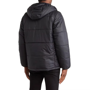 Nueva Chaqueta de Invierno Acolchada con Capucha, Estilo Casual para Exteriores, con Logotipo Frontal en Lona Brillante, para Hombre, Proveedor Mayorista - Product Image 4