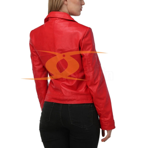 Chaqueta de cuero transpirable de invierno para hombre de la mejor calidad diseño OEM personalizado para niñas a prueba de viento y de talla grande impresa y con cuentas - Product Image 5