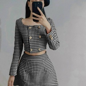 Ensemble deux pièces pour femmes emballage personnalisé tissu naturel ODM lavable style de tricot décontracté solide pour fille de tri fabriqué au Vietnam - Product Image 4