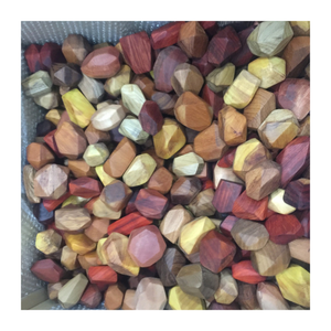 Jouet Montessori de roche en bois écologique, pierres d'équilibre de roche en bois durables pour l'empilage d'enfants et la motricité fine - Product Image 6