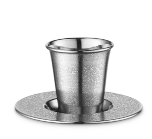 Vente chaude argent bénédiction religieuse tasse à vin Shabbat vacances kiddoush tasse Shabbat juif en acier inoxydable - Product Image 6