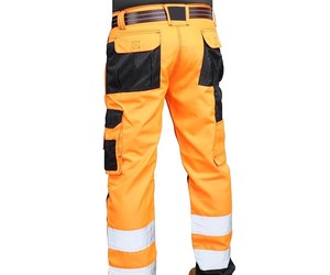 Derniers modèles de pantalons de sécurité pour hommes, logo/couleur personnalisés, respirants, confortables, de haute qualité, avec protection anti-rides - Product Image 3