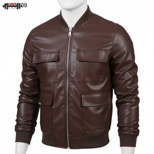 Veste bomber en cuir à rayures pour femmes grande taille, nouvelle mode, confortable, vente en gros, design tendance 2025, manches longues - Product Image 5