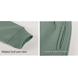 Conjunto de ropa deportiva de patrón sólido de talla grande para mujer, Sudadera con capucha recortada y chándal para correr, cultivo ecológico con capucha para mujer - Product Image 5