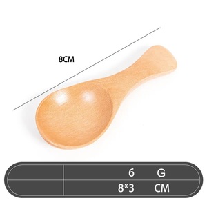 High Wood Natural Finished Eco-Friendly High Quality Spoon Made Uttar Pradesh New Design <b>Microwave</b> Safe - Product Image 5