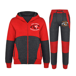 Entrenamiento personalizado jogging desgaste un traje de ropa deportiva de los hombres de algodón puro, con su propio diseño y logotipo - Product Image 3