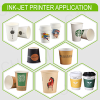Chicai New Arrival Single Pass Printer Full Color High Speed Digital Inkjet Printer for Disposable Paper Cup Side Logo Printing