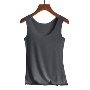 Nouveau été Design débardeur 1OO % coton bio femmes chemise décontracté respirant tendance Gym femme course maillots - Product Image 4