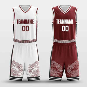 Échantillon gratuit uniforme de basket-ball personnalisé pour hommes kit uniforme de basket-ball de sport personnalisé ensemble d'uniformes de basket-ball d'entraînement sportif - Product Image 1