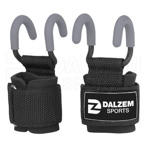 OEM ODM Personalizado Neopreno Acolchado Levantamiento Muñequeras Ganchos de levantamiento de pesas personalizables Empuñaduras de levantamiento de pesas Levantamiento de pesas - Product Image 1