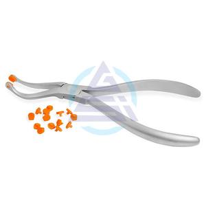 Alicates de extracción de corona dental con almohadillas | Laboratorio de Odontología de dentadura endodóntica de ortodoncia dental, set, quirúrgico, instrumentos - Product Image 1
