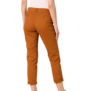 Pantalon chino pour femme, couleur unie, respirant, séchage rapide, teinture unie, look élégant, service OEM 2026, design personnalisé - Product Image 2
