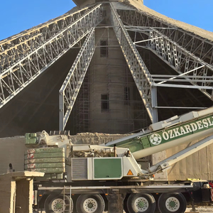 Entrepôt préfabriqué à structure industrielle en acier Garantie de 5 ans-Constructeur turc digne de confiance pour la construction d'une grange de garage de ferme - Product Image 1