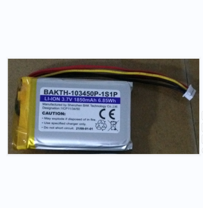 BAKTH-<span class=keywords><strong>103450P</strong></span>-1S1P 3.7V 1850mAh 공장 가격 리튬 이온 배터리 팩 충전식 배터리 팩 - Product Image 1