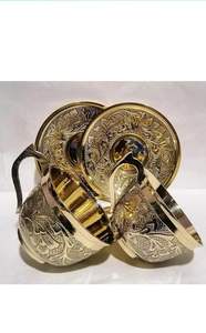 Vasos de Latón al por Mayor, Recipientes para Beber de Latón Pulido de Primera Calidad, Ideales para el Hogar, Hoteles, Cafeterías, Templos y Servicios de Catering para Eventos, Precio de Exportación - Product Image 6