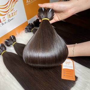 Extensiones de cabello liso de hueso vietnamita Premium 100% con longitud 10 ''y 12'' listas para enviar sin enredos sin desprendimiento - Product Image 5