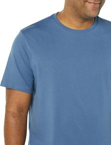 T-shirt pour homme 100% coton 240sm Qualité de luxe Coupe ample Décontractée Épaules tombantes Design personnalisé Col montant Qualité supérieure - Product Image 6