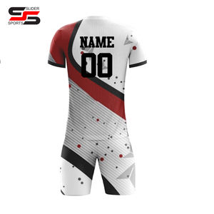 Maillot de football bon marché de haute qualité d'usine 100% ensembles d'uniformes de football de club de polyester Kit de maillot de football - Product Image 6