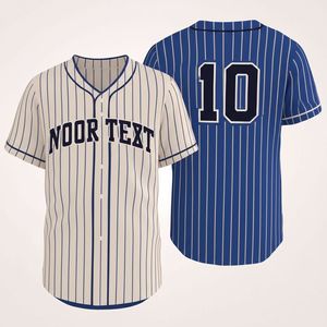Wholesale Sublimated Vintage Stripe Baseball <b>Shirt</b> Uniform Sublimation Youth Custom Softball Wear Baseball Jerseys - Product Image 1