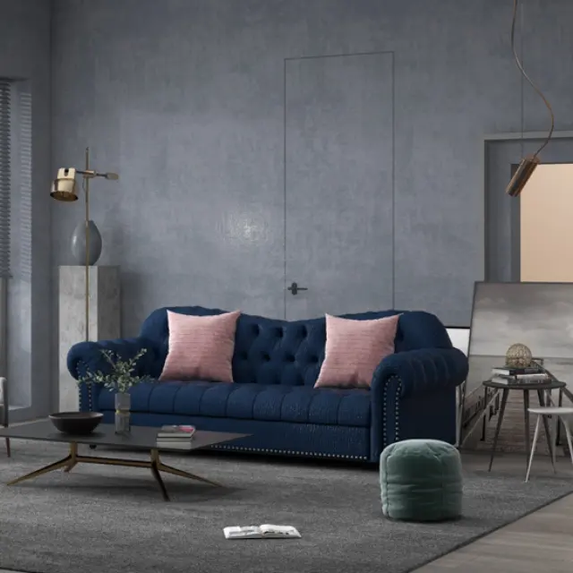 Tùy chỉnh như nhu cầu của bạn phong cách mỹ hoàn chỉnh đồ nội thất phòng khách chất lượng cao ghế sofa từ Việt Nam