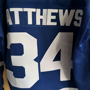 Jersey de Hockey sobre Hielo Sublimado Personalizado de Alta Calidad, Servicio OEM, Transpirable, de Secado Rápido, 100% Poliéster, Nombre del Equipo Personalizado, Unisex - Product Image 6