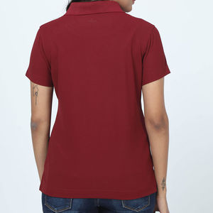 Camiseta Casual Antiarrugas de Punto para Mujer, Suave, Transpirable, de Secado Rápido, 100% Algodón, Manga Corta, Acabado Exterior Liso, para Uso Diario - Product Image 2