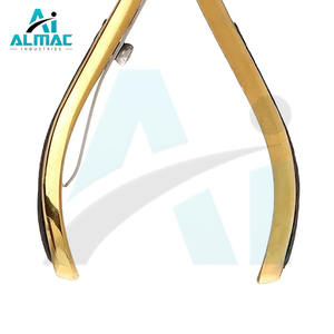 Pince à cuticules professionnelle en acier inoxydable or outil de manucure d'usine d'origine pour les Instruments chirurgicaux de base d'utilisation de Salon à domicile - Product Image 5