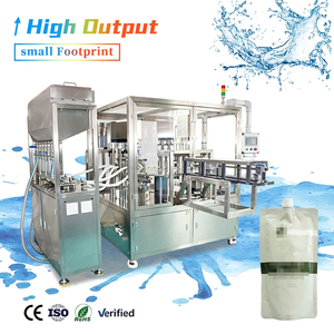 Fully Automatic Rotary Doypack Sachet <b>Yoghurt</b> Milk Processing and Packaging Water Soluble Film Packing Filling Machine - Product Image 1