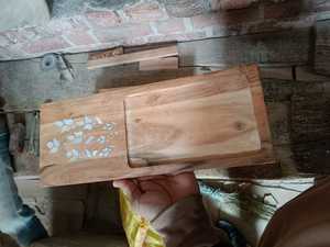 ถาดลายมุกประดับตกแต่งเทศกาลรอมฎอนและอีด มูบาร็อค ของขวัญบนโต๊ะอาหาร งานฝีมือไม้ สำหรับใส่ช็อคโกแลตและขนมหวาน - Product Image 4