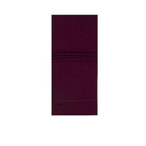 Diadema y pañuelo de algodón color ciruela - Product Image 1