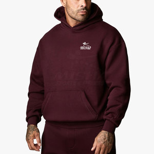 Sweats à capuche surdimensionnés de qualité supérieure Sweats à capuche surdimensionnés respirants pour hommes d'extérieur doux - Product Image 1