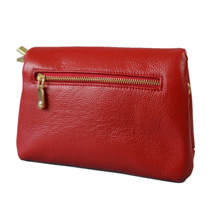 Portefeuille en cuir de luxe pour femmes avec fermeture à glissière RFID et style pochette courte avec doublure en polyester - Product Image 6