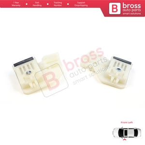 คลิปซ่อมชุดมอเตอร์กระจกหน้าต่าง BWR176+BWR177 ด้านหน้าซ้าย L1+L2 สำหรับรถโปโล MK4 6Q 9A 9N 9N3 9A4 4/5 ประตู แฮทช์แบค ซีดาน 6Q4837461 - Product Image 6