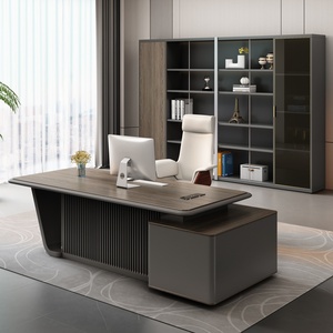 โต๊ะทำงานไม้รูปตัว L แบบ Ergonomic ประกอบง่าย โต๊ะสำนักงานแบบโมดูลาร์ โต๊ะเกมมิ่งสำหรับคอมพิวเตอร์แบบเข้ามุม พร้อมระบบจัดการสายไฟอัจฉริยะ - Product Image 1
