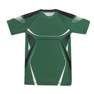 OEM adultos Bjj Rash Guard manga corta de calidad superior BJJ MMA camisa de compresión Rash Guards entrenamiento gimnasio entrenamiento para hombres - Product Image 6