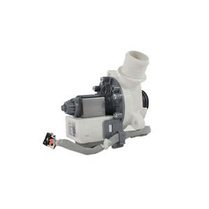 Pompe de vidange OEM authentique pour machine à laver WH23X28418, électrique avec alimentation manuelle, neuve, en plastique, fréquence 50Hz - Product Image 2
