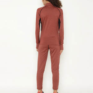 Meilleures ventes Hauts décontractés longs d'hiver pour femmes Survêtements de jogging d'entraînement à capuche Impression de logo personnalisé Motif solide Taille XL - Product Image 4