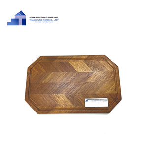 Tabla de cortar de madera de teca natural, artículo superventas, para utensilios de cocina, venta al por mayor de fabricante vietnamita. - Product Image 5